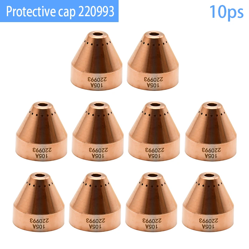 105A Plasma Cutting Gun Accessories Consumables - Electrode  Nozzle  Protective Cap  Fixed Cover  Electromagnetic Ring
