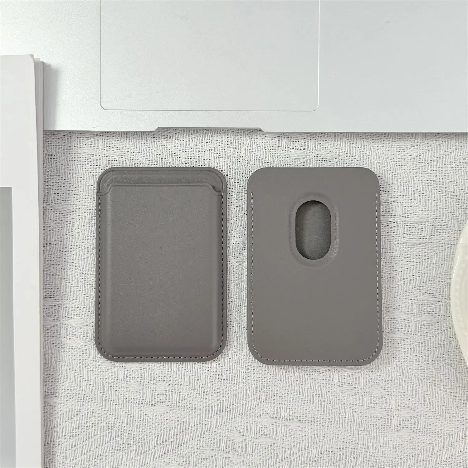 Kartenhalter-Brieftaschen-Lederhülle für Apple iPhone 13 14 15 16 17 18 Pro Max mit starkem Magnetverschluss für Magsafe, Brieftaschen-Rückseitenhülle – Detail 12
