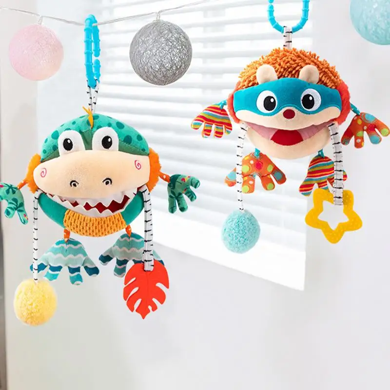 Kids Rattle Toys Child Mobile Nursery Wind Chime Bed Bell Mobile Toy Kids Bed Bells Soft Plush Early Development Activity For