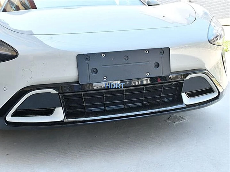 شبكة أمامية لشاشة حشرات خزان المياه ، جزء غطاء شبكة مضاد للحشرات ، تصميم سيارة ، واقي ، إكسسوارات ديكورية ، شاومى SU7 ، +