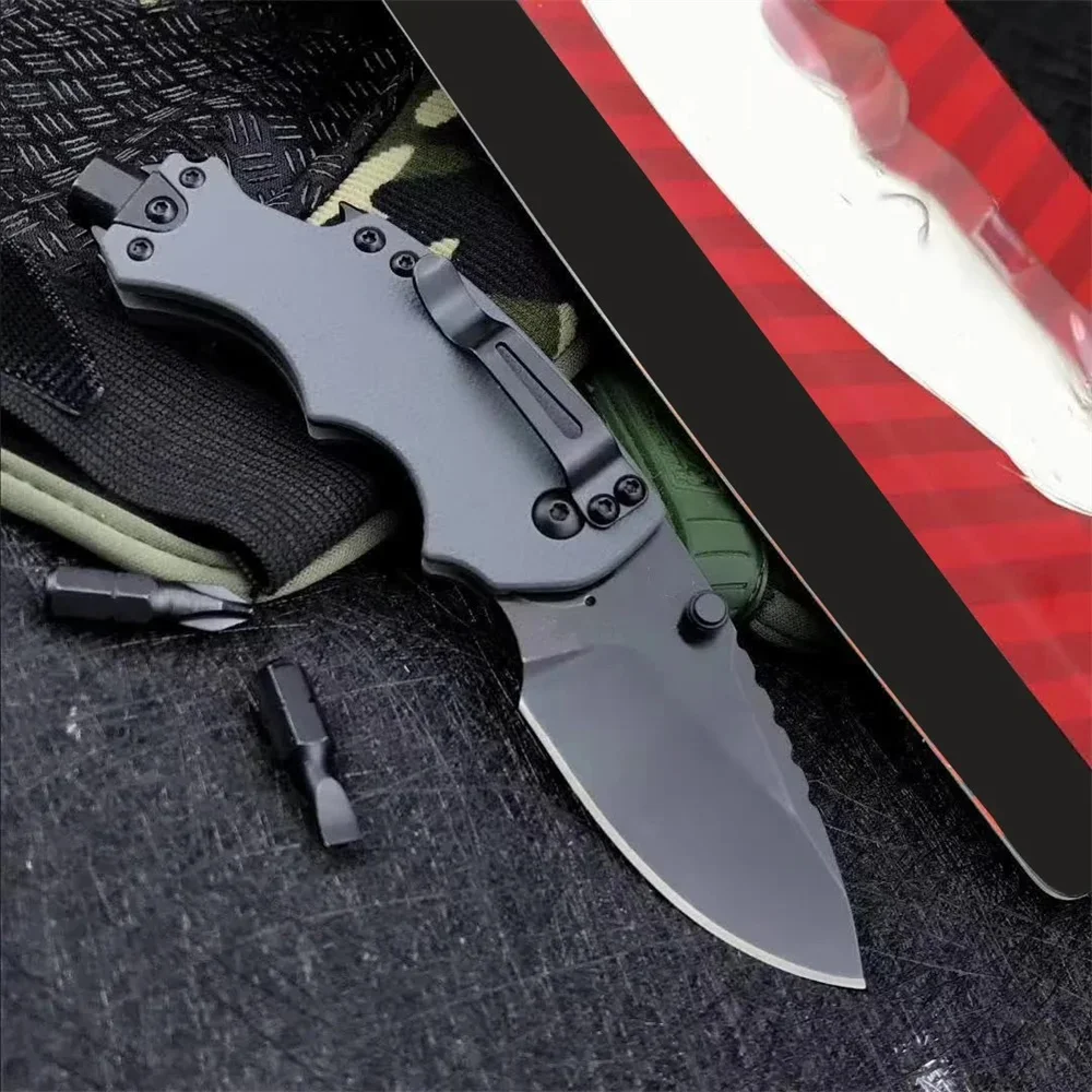 Hot Sale KS Shuffle 8720 Folding Knife 8Cr13Mov Blade Nylon Fiberglass Handle Outdoor Hunting Combat Survival Pocket Knife