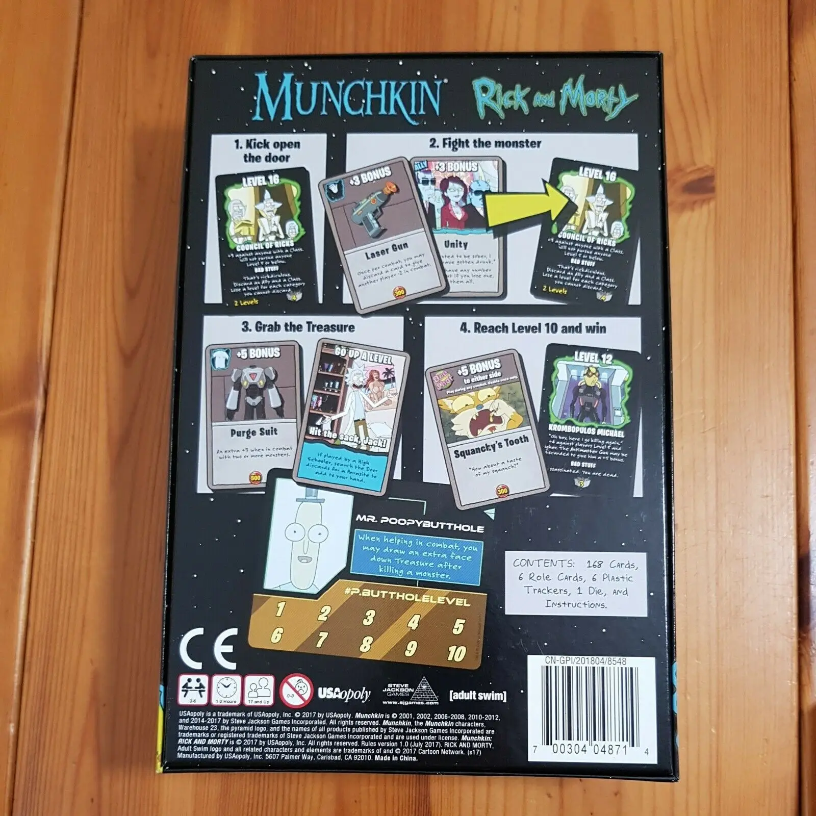 Rick Card Game Adult Swim Munchkin Board GameLicensed Merchandise Munchkin Playing Game from Steve Family Party Supplies Toys