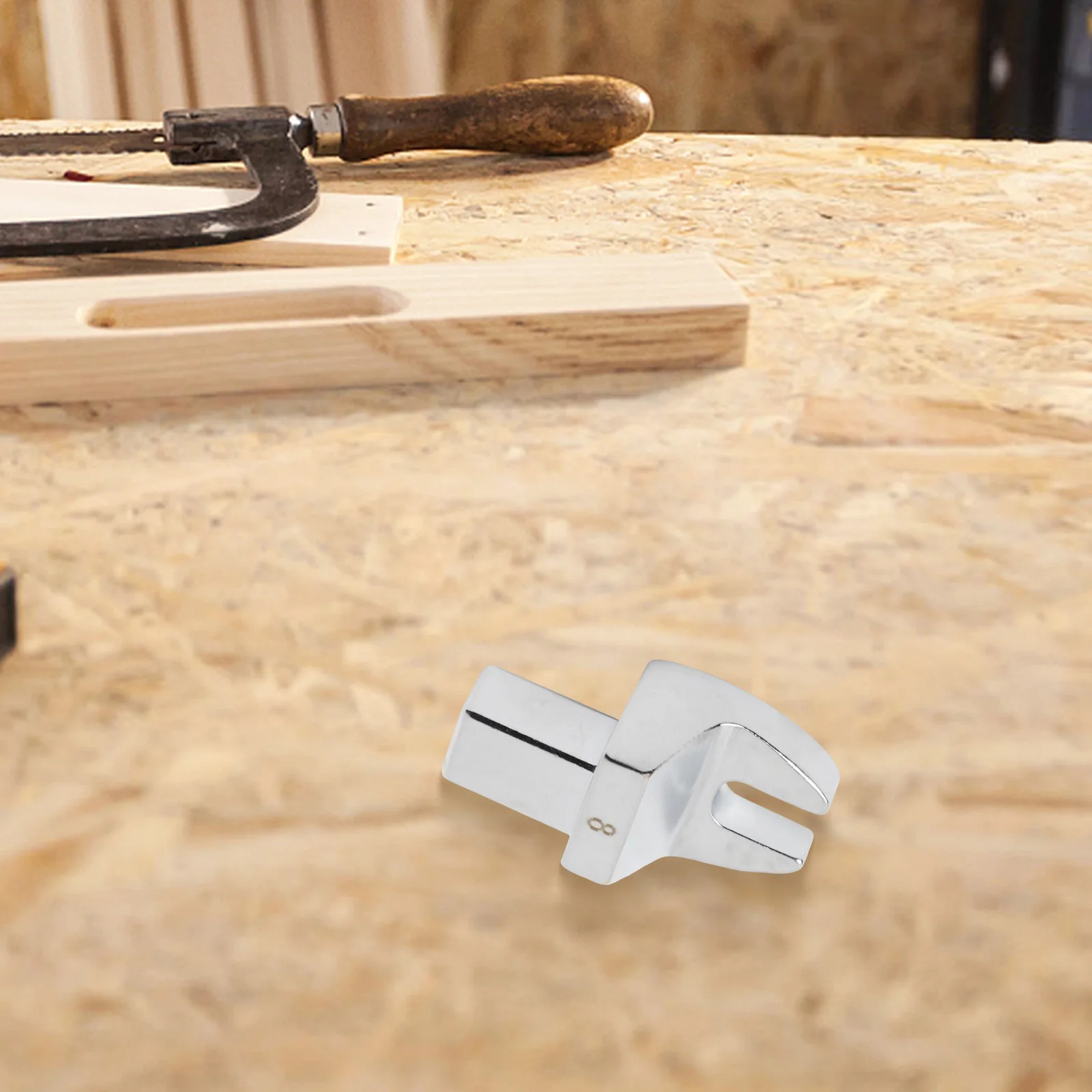 

Гаечный ключ 8-32 мм с серебряной отделкой, открытый ключ, совместимый со стандартными размерами, многофункциональный ключ из термообработанной стали