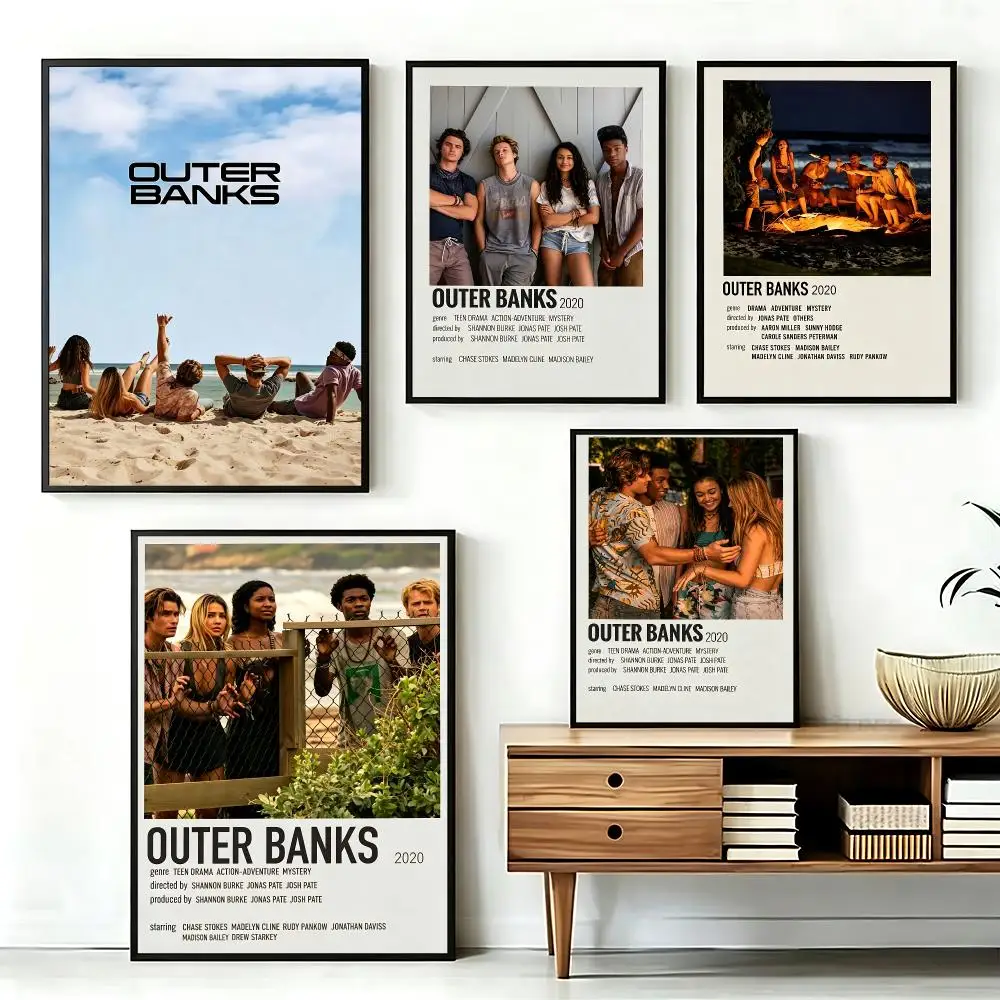 series Outer Banks Poster  Poster HD Printing Fresh and Nordic Home Decor Wall Art for the Living Rooms Hallways Gift Giving