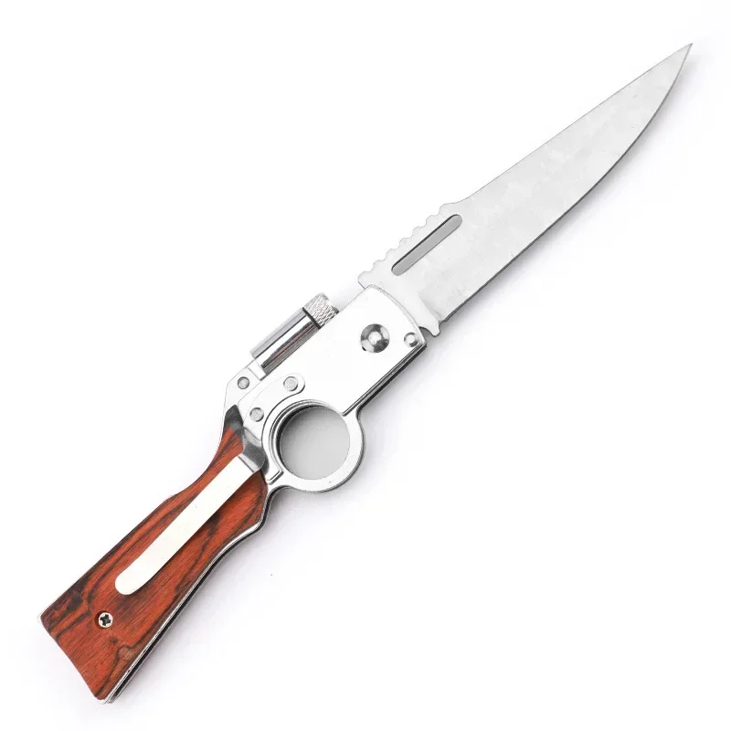 Outdoor Folding Knife with Light AK47 Stainless Steel Multifunctional Small Folding Knife Stainless Steel Outdoor Cutting Tool