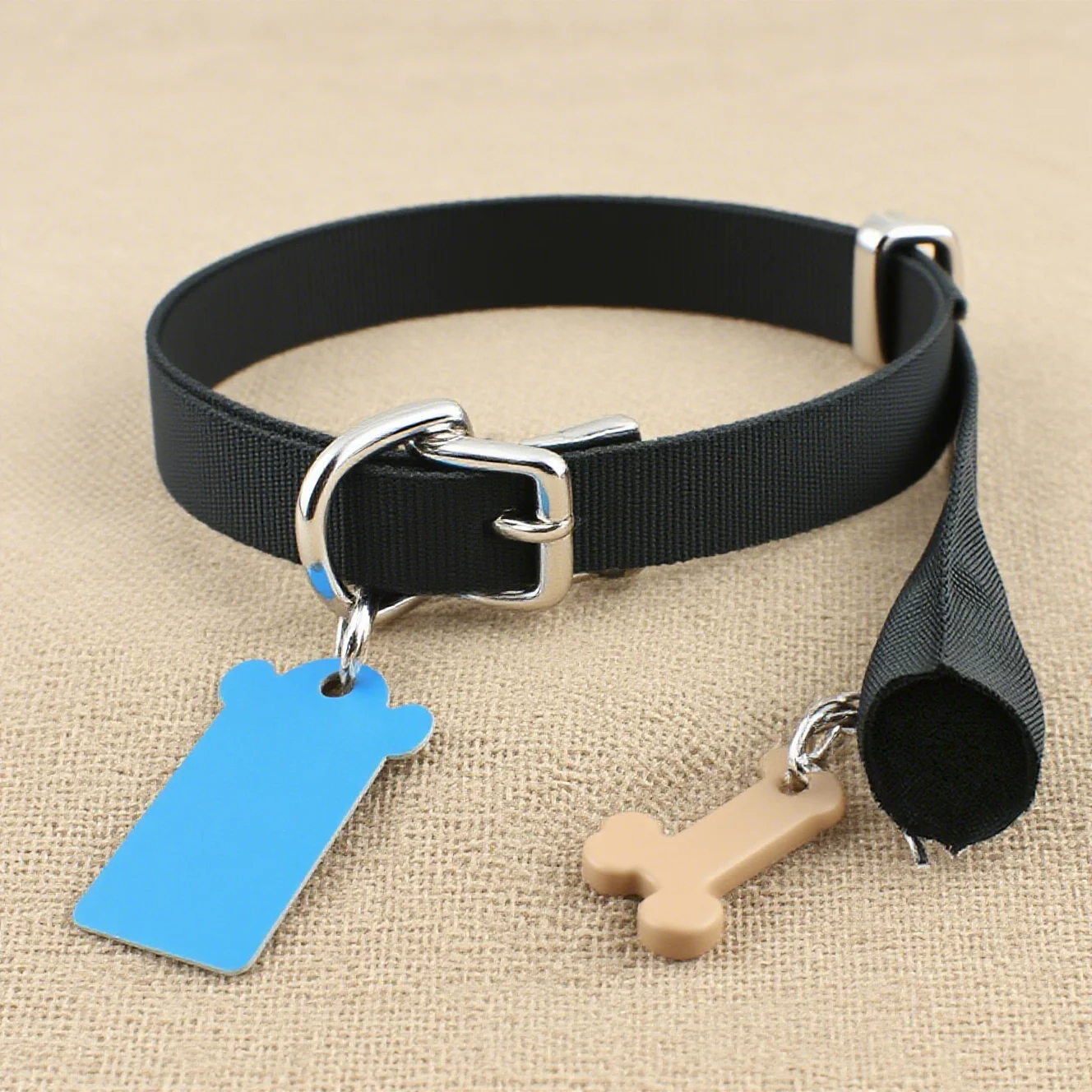 

5/10M 20-50mm Black Tubular Webbing Tapes 1.6mm Thick Hollow Ribbon Band for Backpack Nylon Strap Belt Sling Dog Collar Lanyard