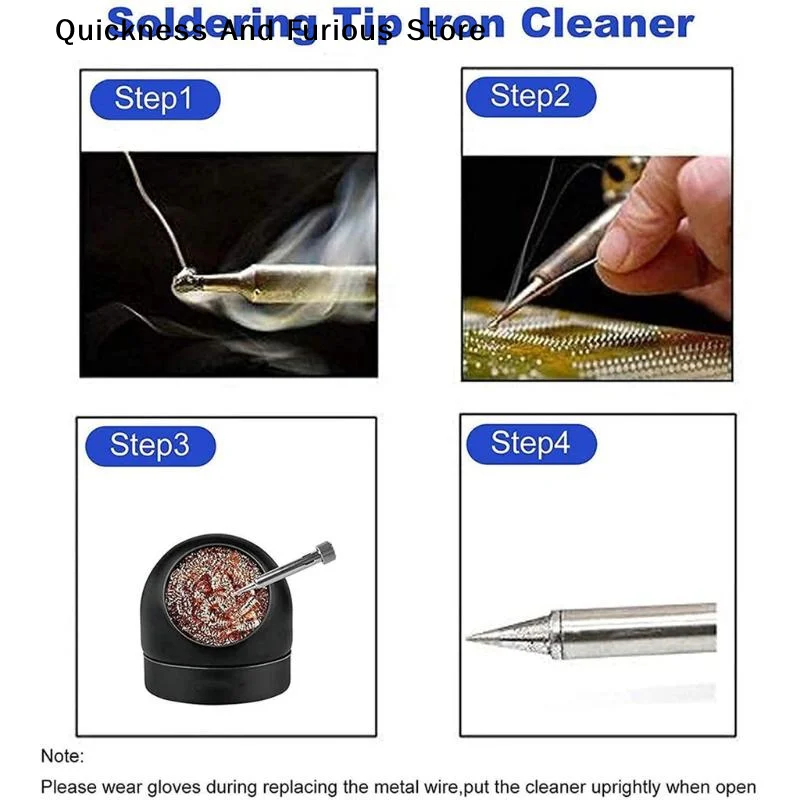 【T】Soldering Iron Tip Cleaning - огляд і ціна Diy Electronics Holder