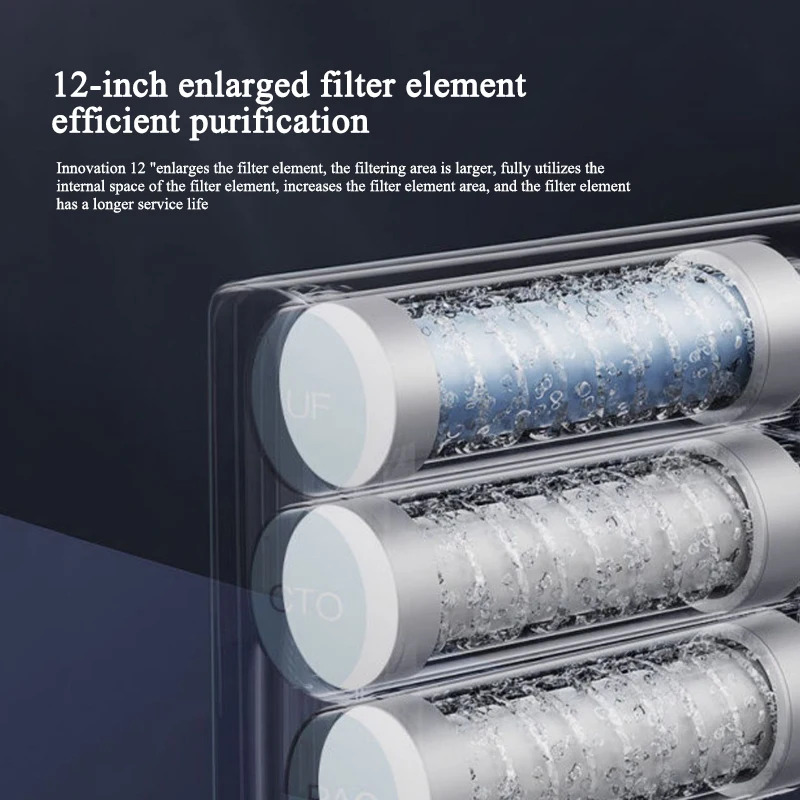 SOUDRON 가정용 한외여과 정수기 시스템, UF CTO PP 물 여과 식수 필터, 3 단계
