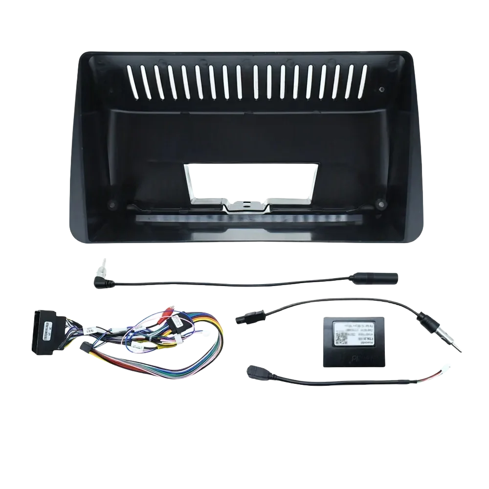 

Рамка автомобильного радио Fascias для Fiat Tipo Egea 2016-2020, 9-дюймовая стерео панель 2DIN, 16-контактный жгут проводов, шнур питания