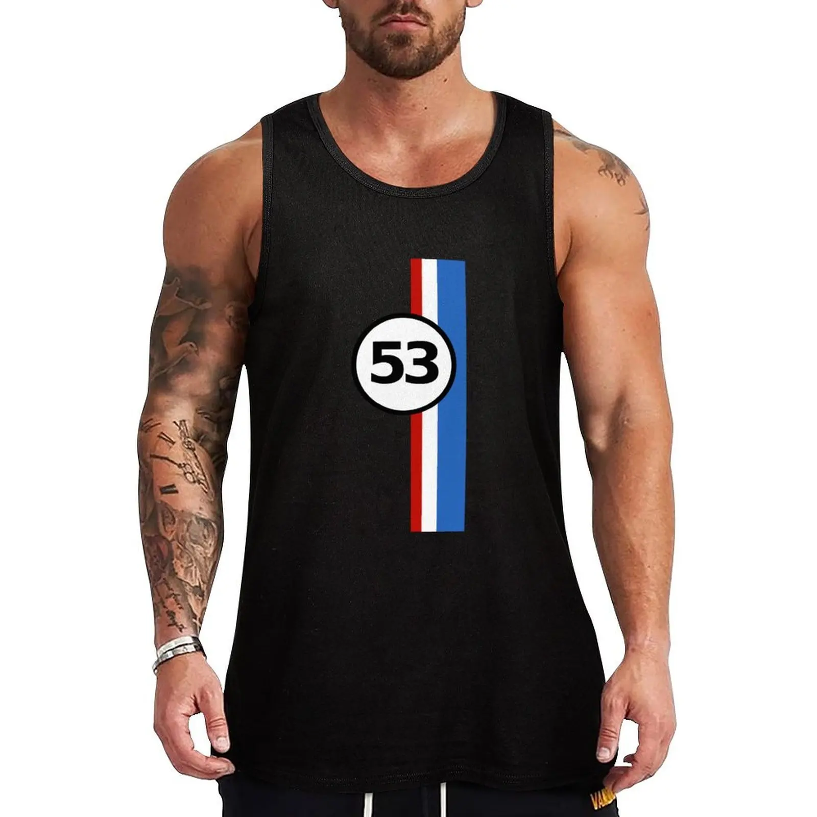 

Herbie 53 Tank Top tops gym wear men t-shirts for men bodybuilding for men