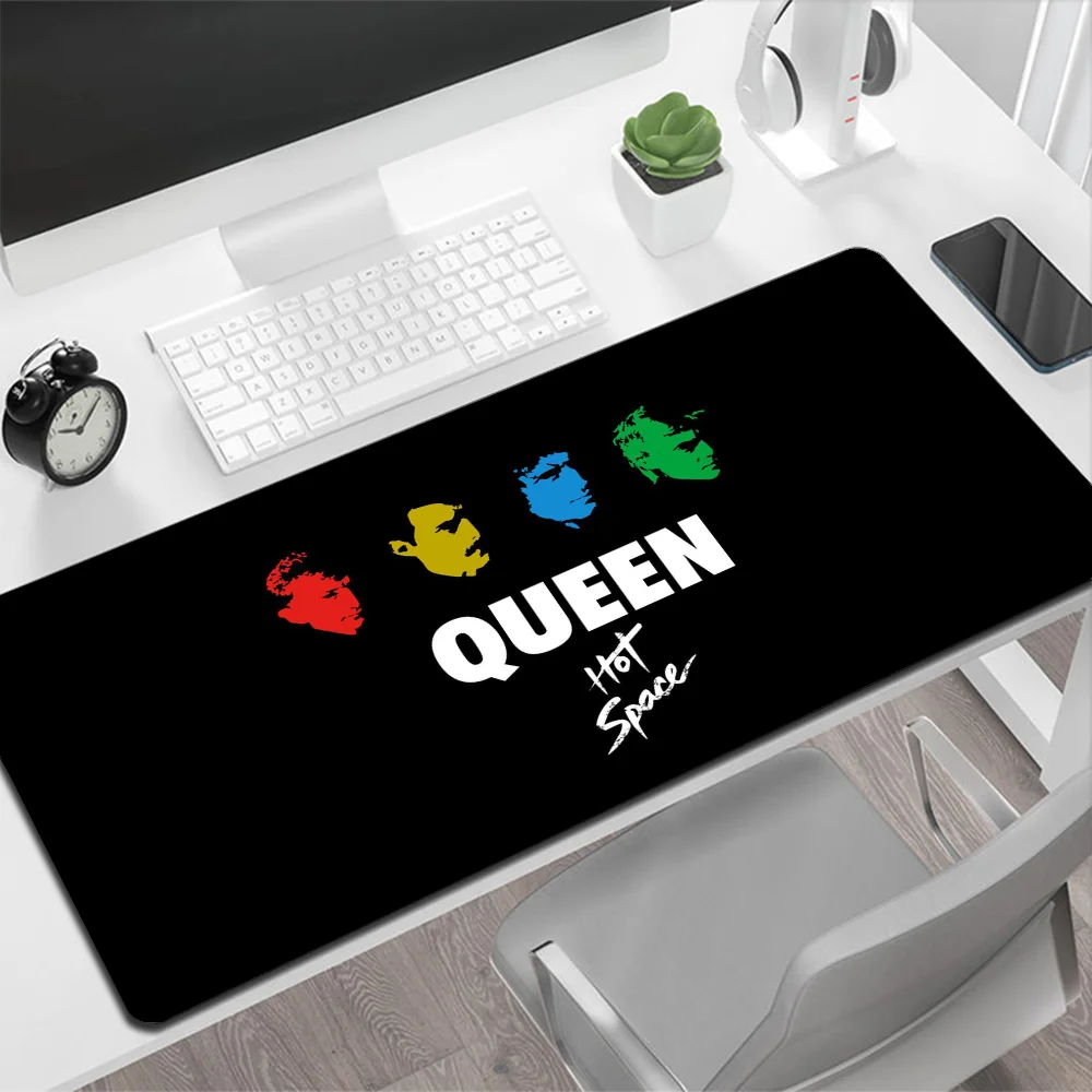 Queen Band Large Mouse Pad Gaming Mouse Pad PC Gamer Computer Mouse Mat Big Mousepad Silicone Carpet Keyboard Desk Mat Mause Pad