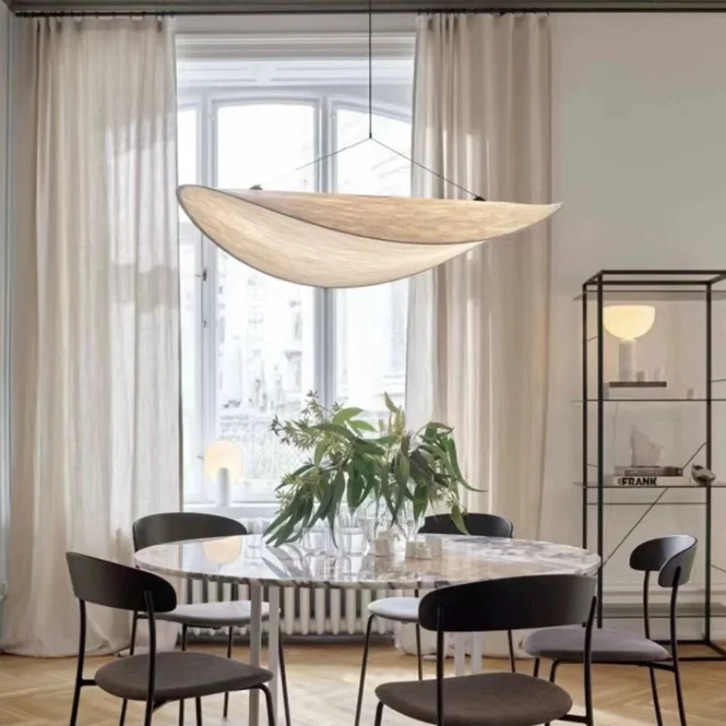 

Modern fabric chandeliers, living rooms, shops, decorative lighting fixtures, bedrooms, silk homes, indoor chandeliers GN235TB