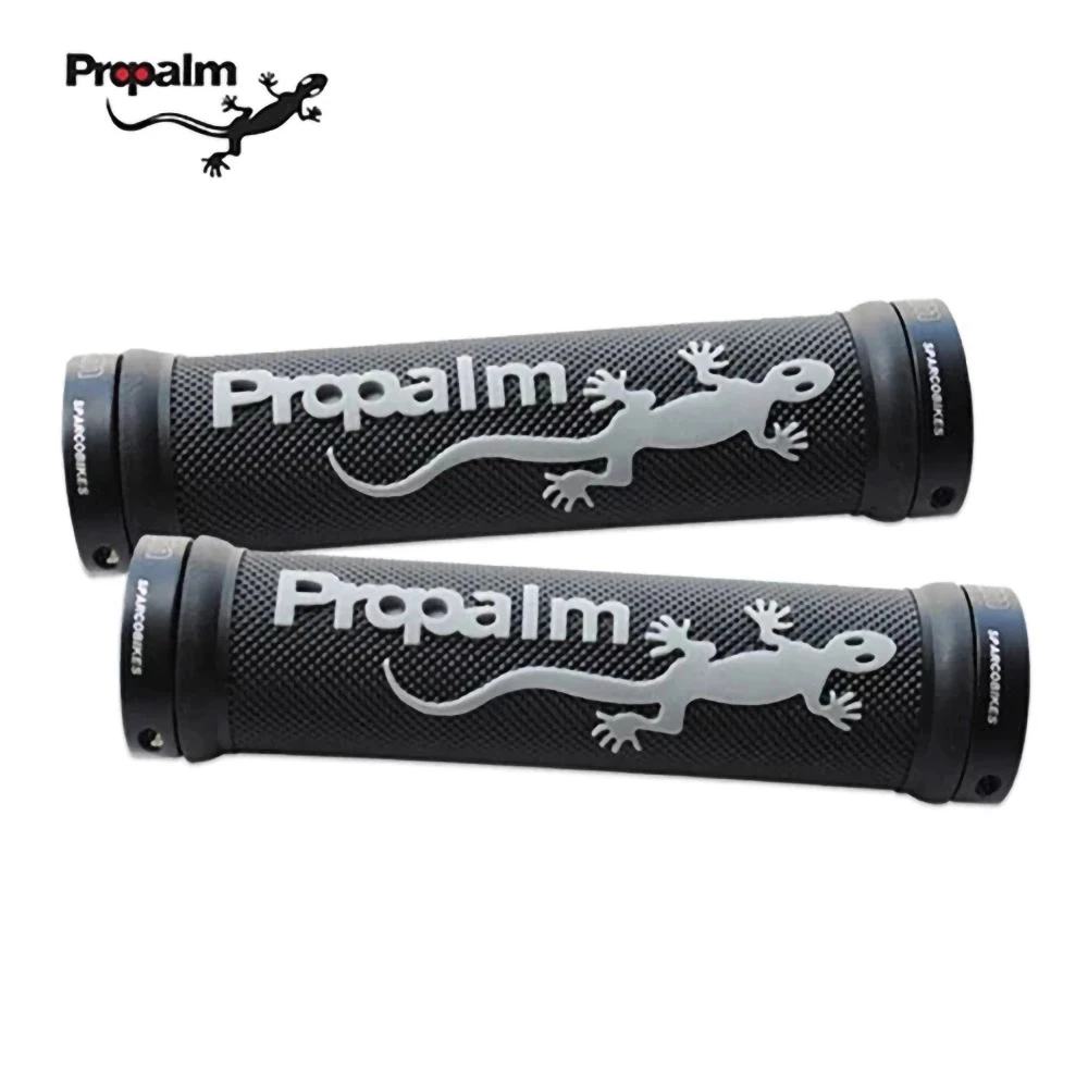 Propalm Mountain Road Bicycle Grips Straight Handles Rubber Aluminum Double Side Lock-on Bike Grips Cover Riding Equipment