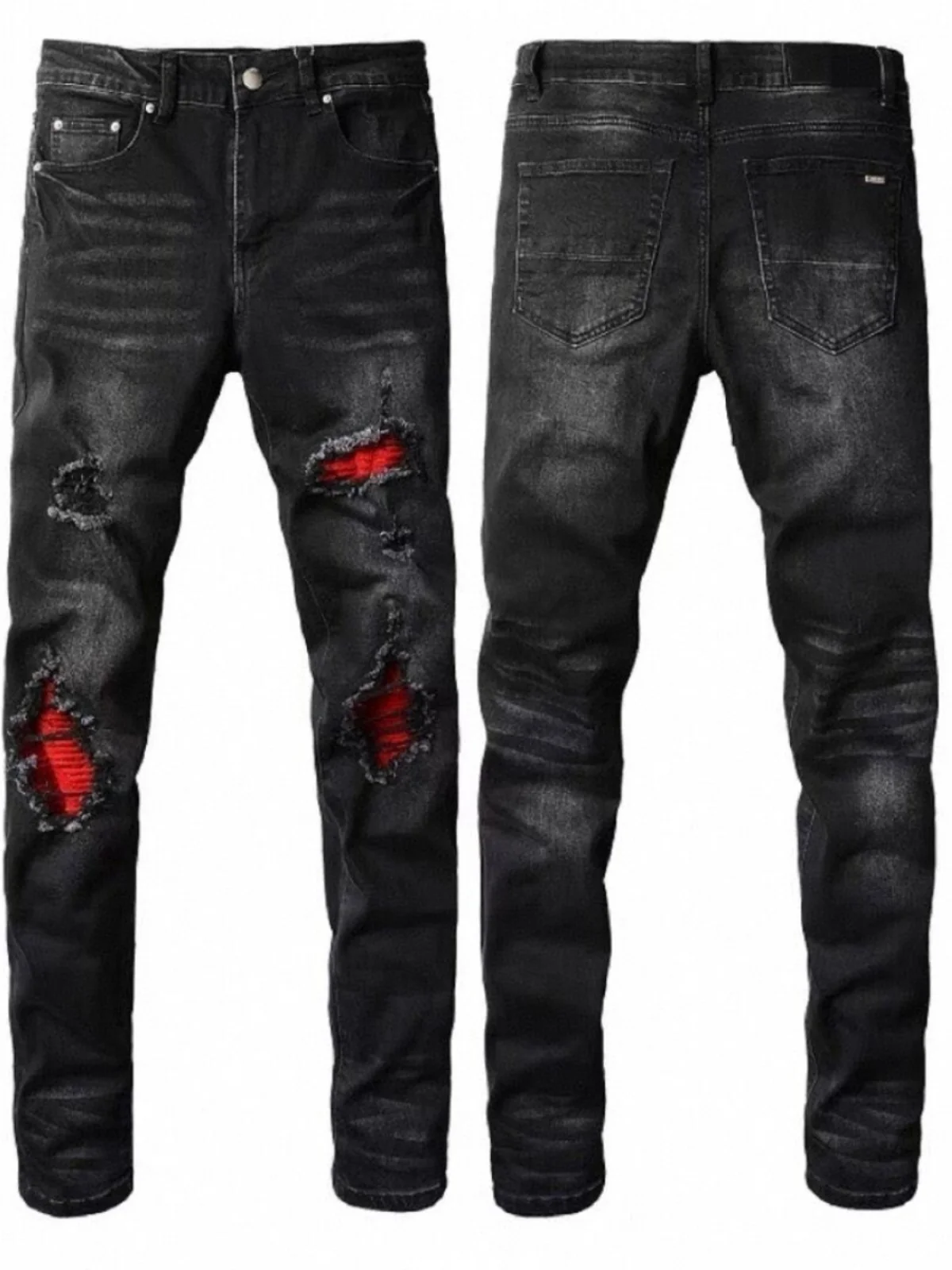 

Мужские джинсы American High Street Quali, прямые, зауженные, с легким расклешением, износостойкие, для молодежи