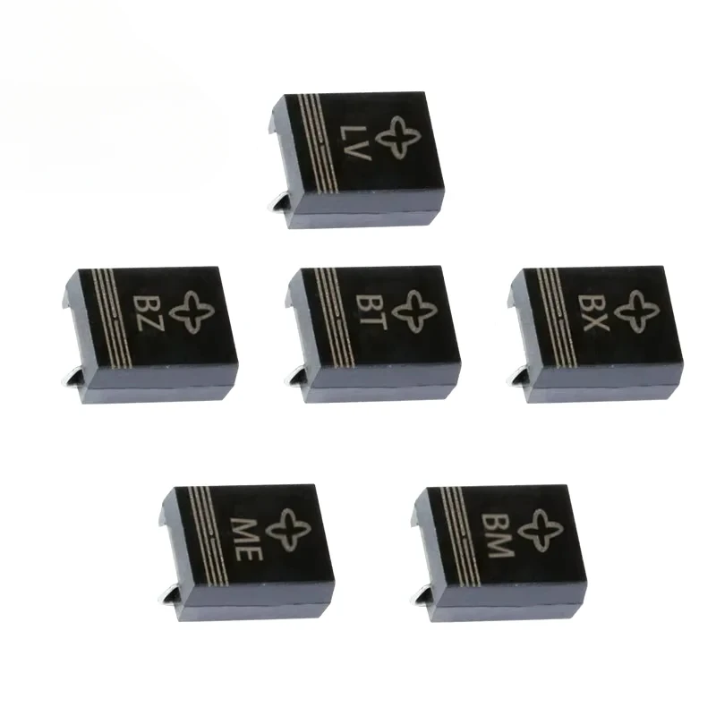 50PCS Patch TVS ไดโอดประเภท B SMBJ100A SMBJ100CA SMBJ150A SMBJ150CA SMBJ160A SMBJ160CA SMBJ200A SMBJ200CA SMBJ220A SMBJ220CA