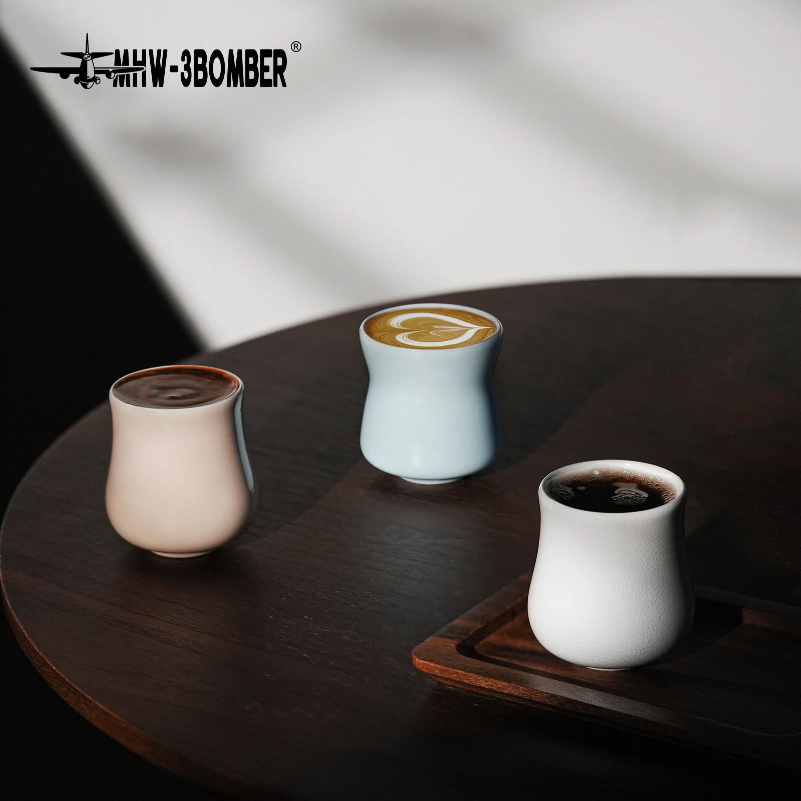 MHW-3BOMBER Aura Series Ceramic Cup 150ml Tea Cups Ceramic Espresso Cups Ceramic Coffee Cups for Latte Cocoa Cappuccino