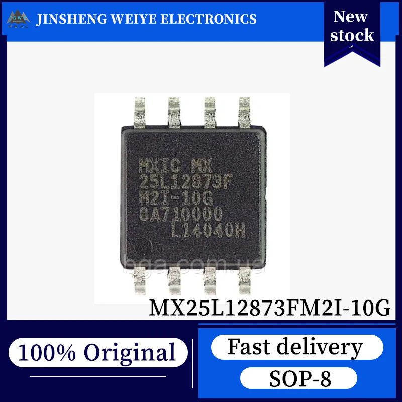 

(10/50 pieces) 25L12873FM2I-10 MX25L12873FM2I-10G SOP-8 128Mbit SPI NOR Flash Memory Chip, 100% New, Original, In Stock,