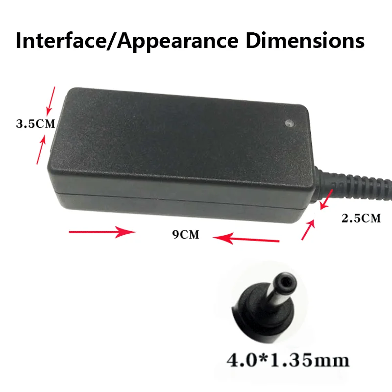 19V 1,75 A 4.0*1,35 MM AC Adapter Für Asus Eee Buch E402MA E403sa E502MA EXA1206UH X453 X453M x453MA Laptop Power Adapter Ladung