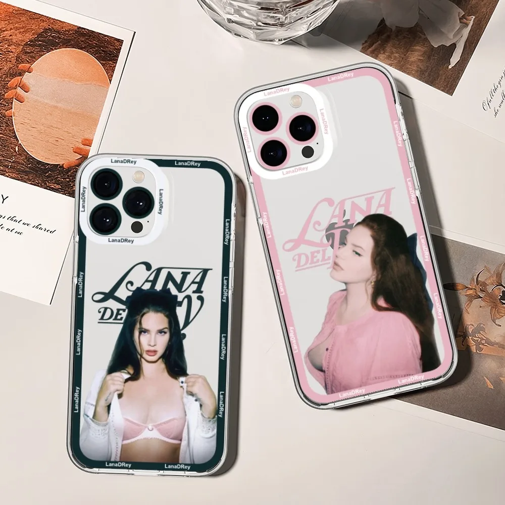 Singer Lana Del Rey Phone Case For Samsung Galaxy S24 S23 S22 Ultra S21 S20 FE Note 20 10 Plus A15 A25 A35 A55 Silicone Funda