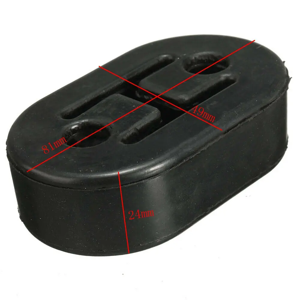 2pc Universal Heavy Duty Exhaust Pipe Support Bracket Hanger Load-Bearing Anti-Shaking Car Exhaust Pipe Fixing Repair Parts