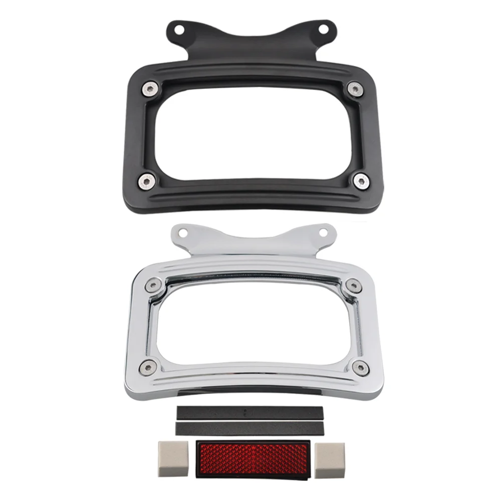 Accesorios Para Motor License Plate Frame Aluminum Alloy For Harley Davidson Street Glide Special FLHXS/CVO Street Glide FLHXSE3