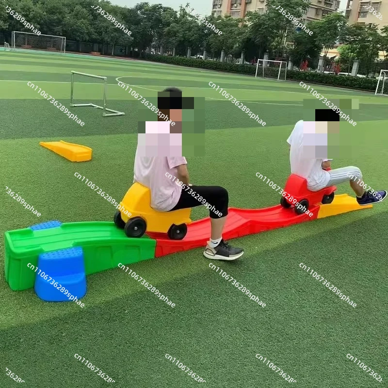 Kindergarten children's car track toy children's scooter three-stage scooter pry baby balance slide