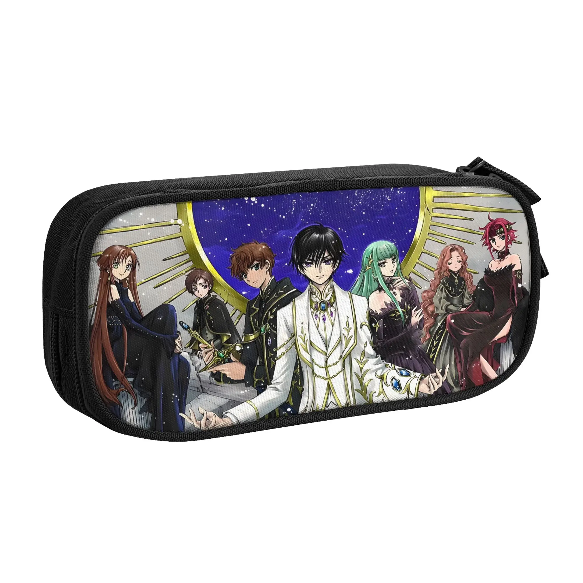 1 Stück Arc Crew Federmäppchen für Schüler, Geschenke, Stiftbox, Bleistiftbeutel, Code Geass, Schreibwaren, Stifthalter-Tasche