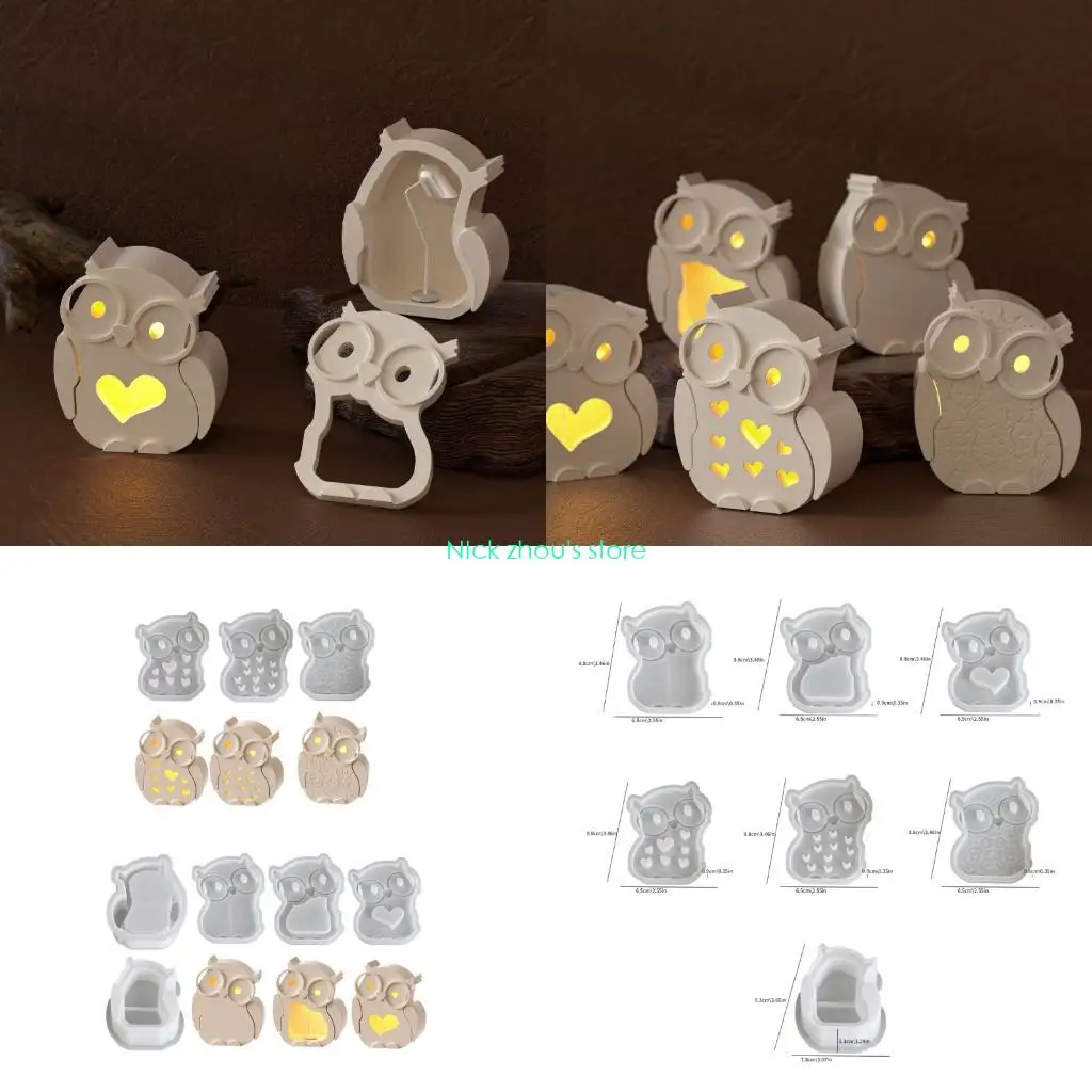 

E15E Полая форма для подсвечника Гибкая атмосферная лампа Силиконовая форма для изготовления