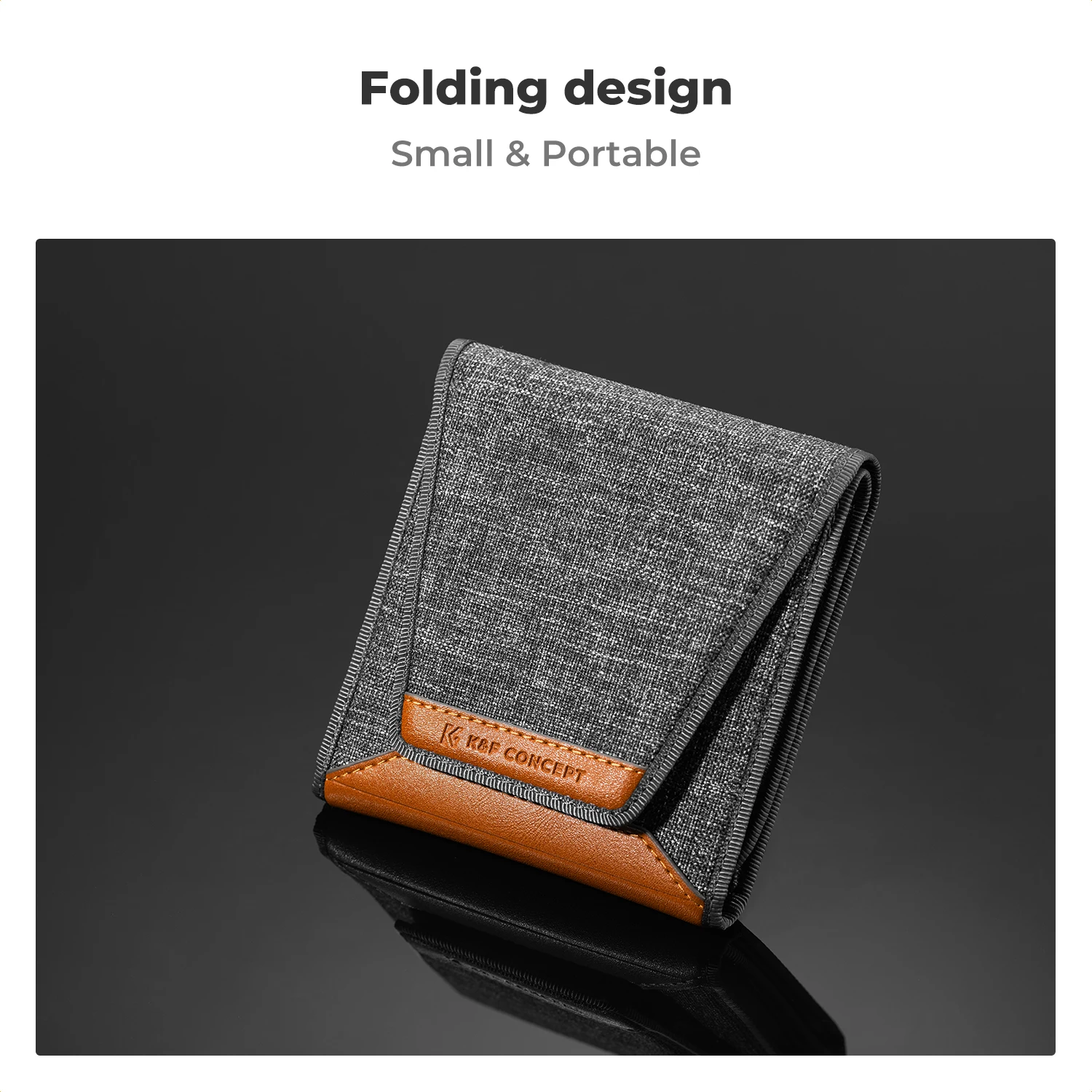 K & F Concept 2 팩 렌즈 필터 케이스, 카메라 필터용 필터 지갑 가방, 82mm 거치대 파우치, UV ND CPL 필터 케이스