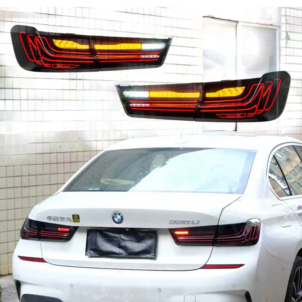 

Задний фонарь в сборе для BMW 3 серии 2019-2020-2023 G20 G80 M3 GTS 330i 340i, фонари заднего хода, парковочные указатели поворота, стоп-сигналы