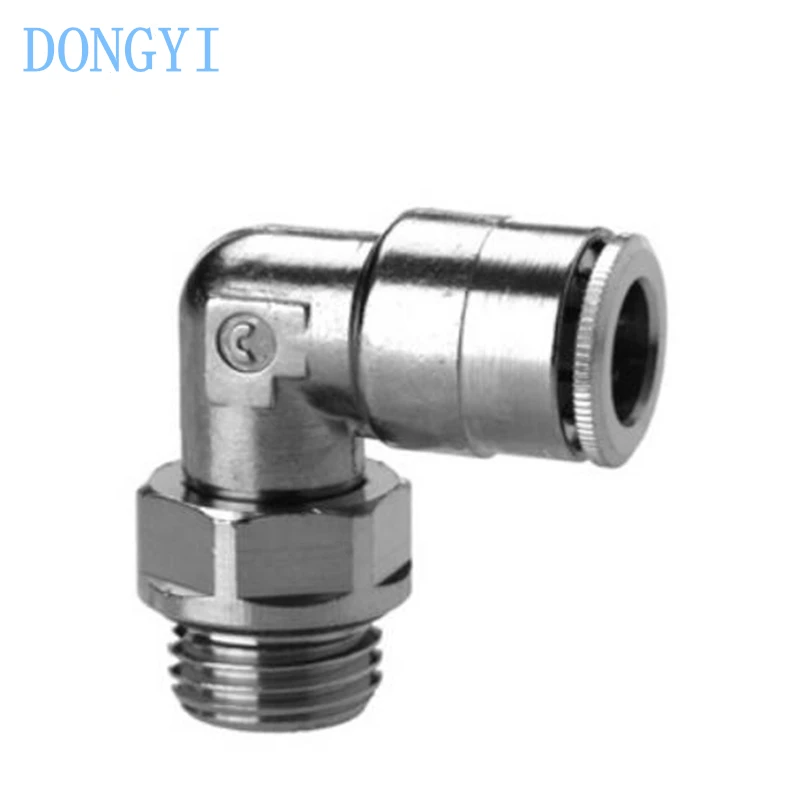 Metric-BSP Swivel Male Elbow Super-rapid Fittings 6522 3-M3 3-M5 4-M5 4-1/8 6-M5 6-1/8 6-1/4 8-1/8 8-1/4 8-3/8 10-1/4-3/8 12-3/8