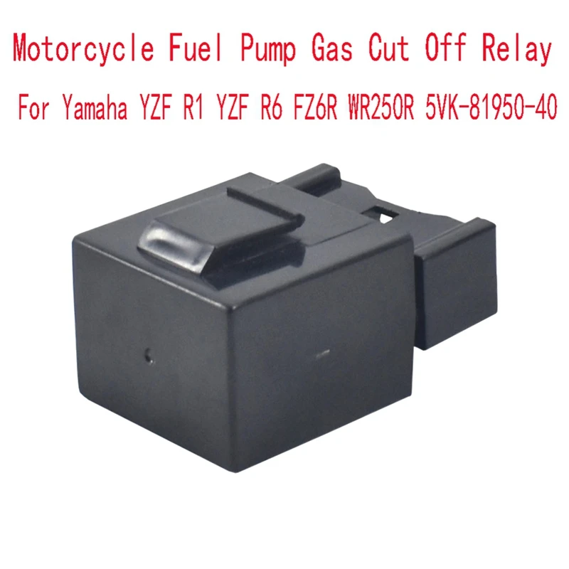 Motorcycle Fuel Pump Gas Cut Off Relay For Yamaha YZF R1 YZF R6 FZ6R WR250R 5VK-81950-40