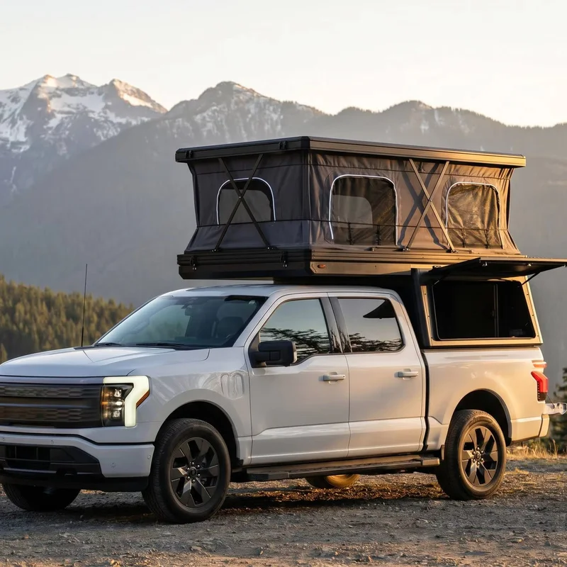High Quality Four-season Aluminum Pop up Hard Shell Rooftop Tent 4x4 Exterior Modification Accessories for Off-road Vehicles
