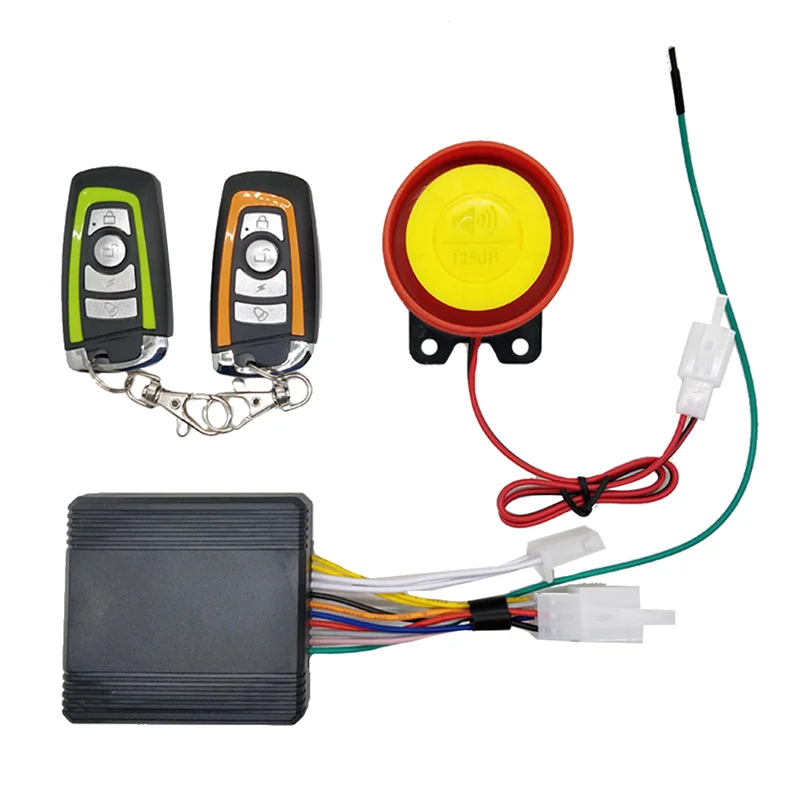 12V Motorcycle Bike Security Alarm System Motorcycle Bike Scooter Remote Control Anti-Theft