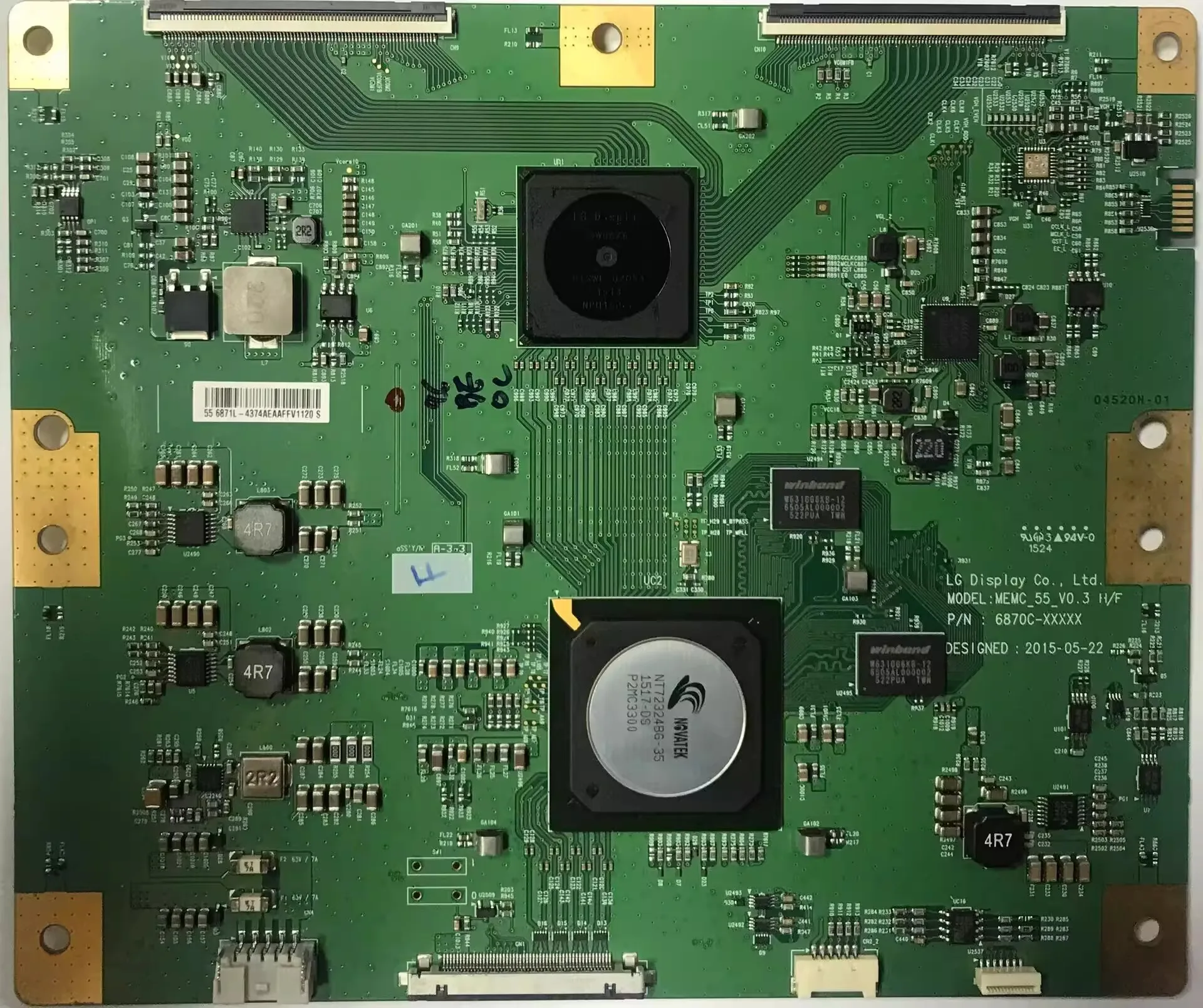 لوحة منطقية أصلية LG6870C-XXXXX MEMC-55-V0.3H/F لشاشة التلفاز: تقييم شامل ودليل عملي للتركيب والصيانة