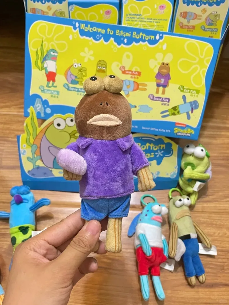 

POPMART: Коллекционные фигурки «Воображаемые жители Бикини-Боттом» — забавные, милые и изысканные креативные украшения в подарок (слепая коробка)