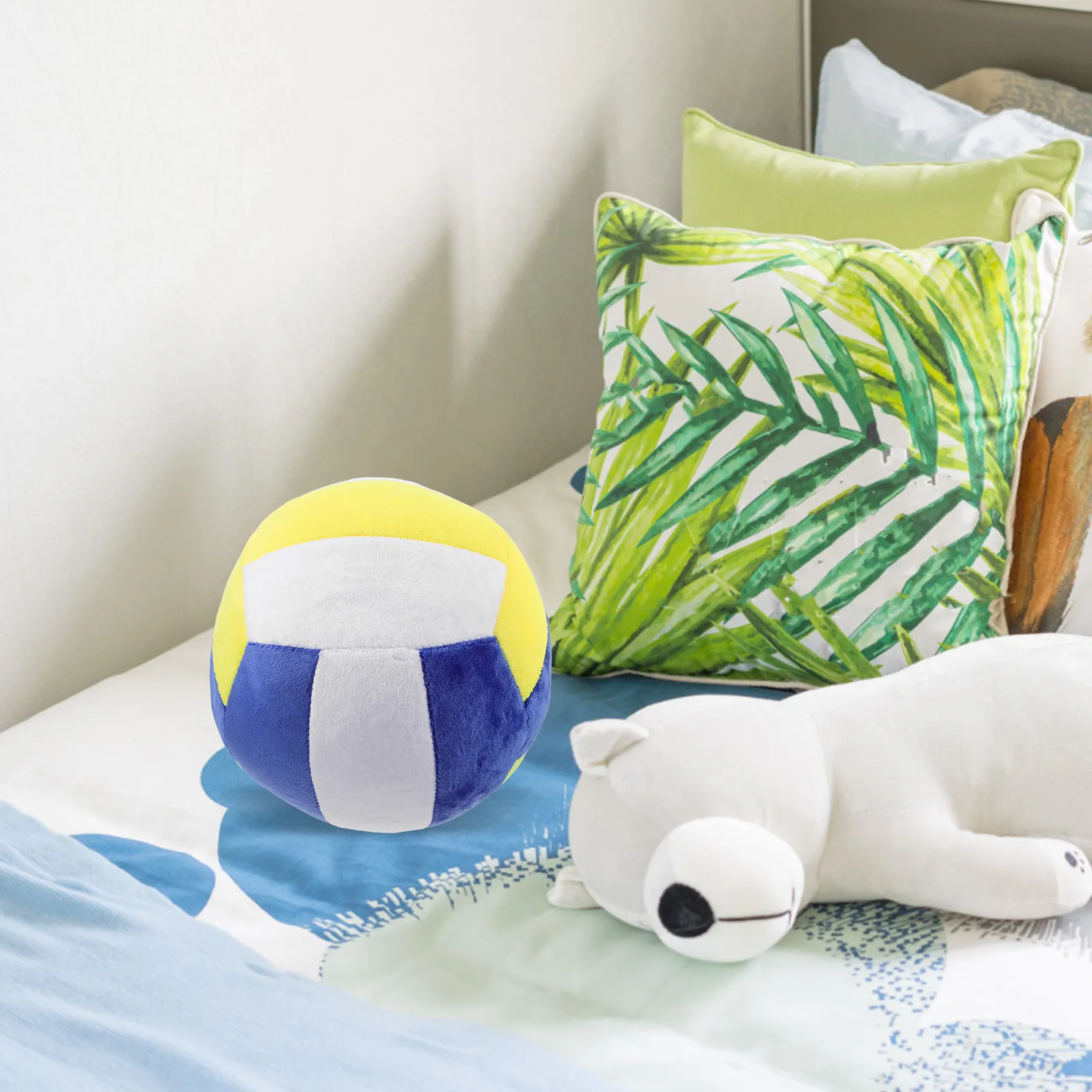 

Подушка для волейбольного кресла с классическим узором, безопасные материалы, здоровое использование, эластичная подушка-валик 120 см, волейбольный мяч