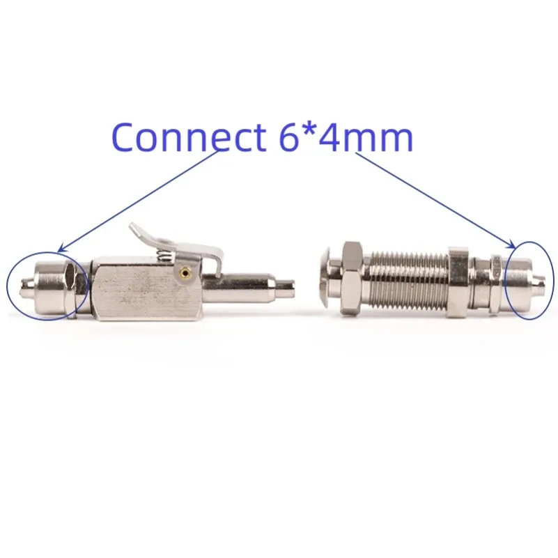 1 Pcs A Set Lab Air Water Quick Connector Stainless Steel Anti-suction Adapter Valve for Lab Chair Parts. Best Tools