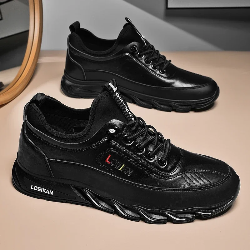 حماية العمل أحذية رجالية الخريف موقع البناء العمل العمل المضادة للانزلاق مقاومة للاهتراء الرياضة الترفيه تسلق الجبال #4