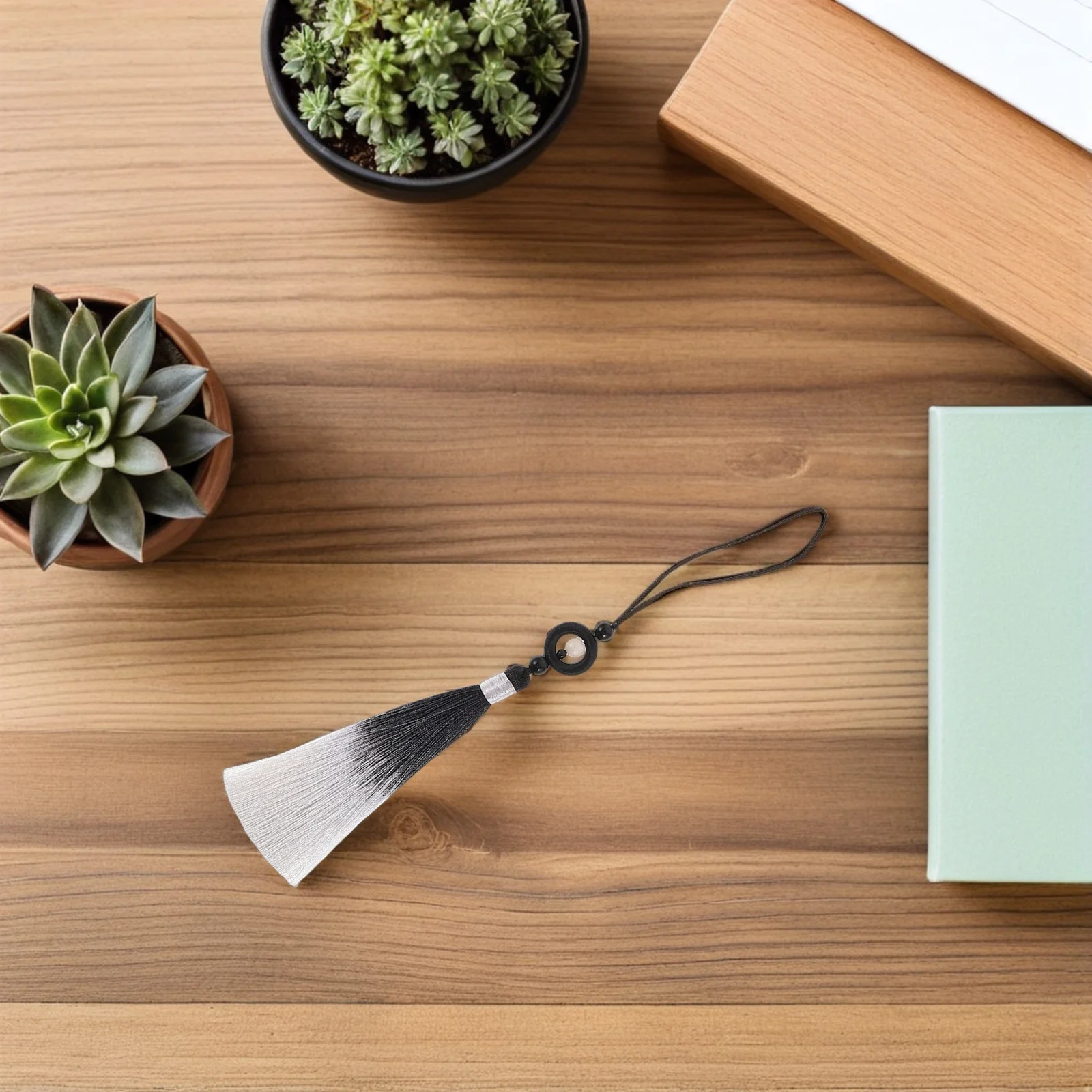 

2Pcs Tassel Pendant Chinese Martial Arts Decor for Taichi Kung Fu Jewelry Lightweight Balanced Design Good Luck