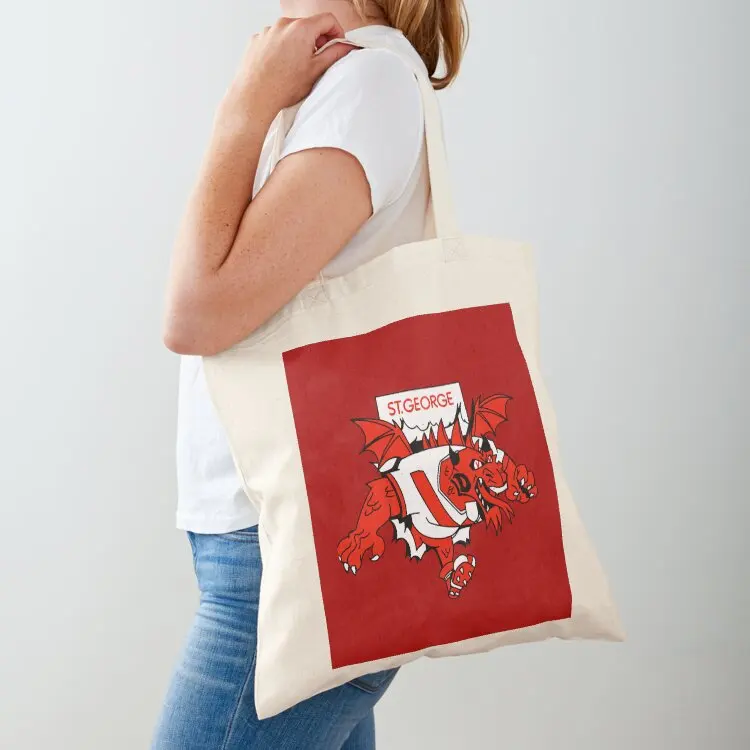 

St George Dragons Tote Bag Women's beach bags shopper bag woman reusable shopping bags Fabric bag