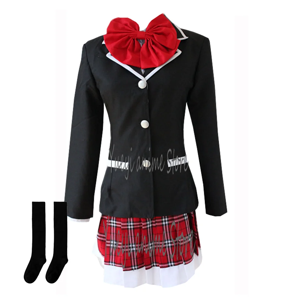 Anime Takanashi Rikka Cosplay Costume Woman Skirts Uniform Suit Halloween Cos customized