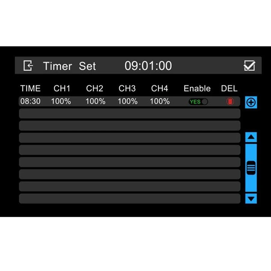 Controlador de iluminação digital para sala de plantio lote LED controlador de luz de crescimento HID com função APP