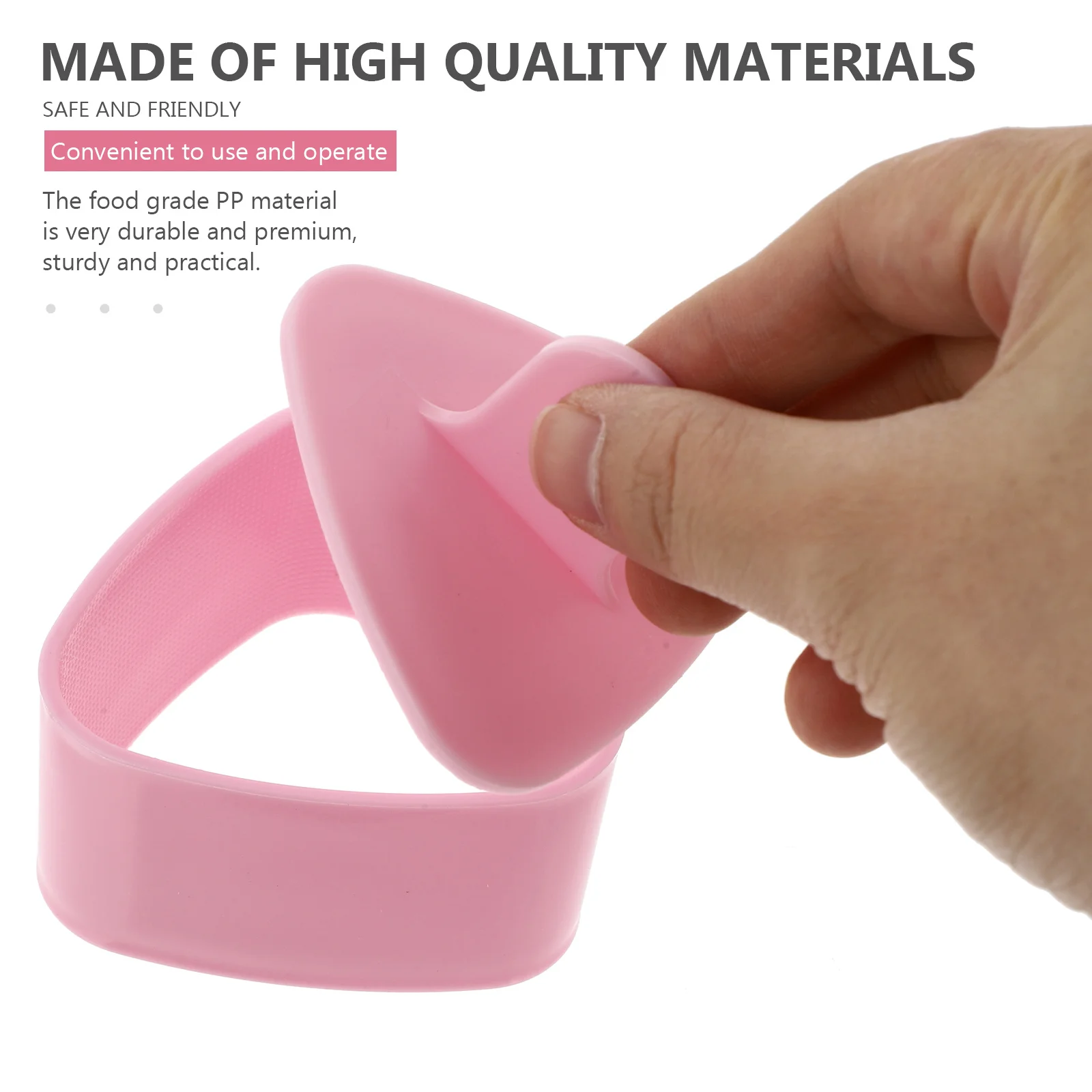 

2Sets DIY Sushi Making Molds Onigiri Molds Kitchen Tools PP Material Easy to Use and Clean Lightweight Portable