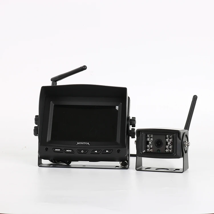 Certificated 5 Inch Wireless Backup Car Backup Reversing Camera Kits for Caravan Trailer Van