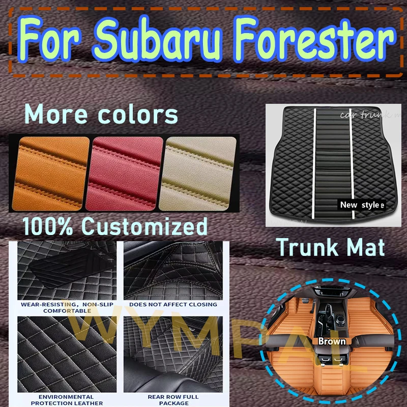 

Luxury Auto Car Floor Mats For Subaru Forester 2024 2023 2022 2021 2020 2019 Interiors Covers Carpets Foot Accessories