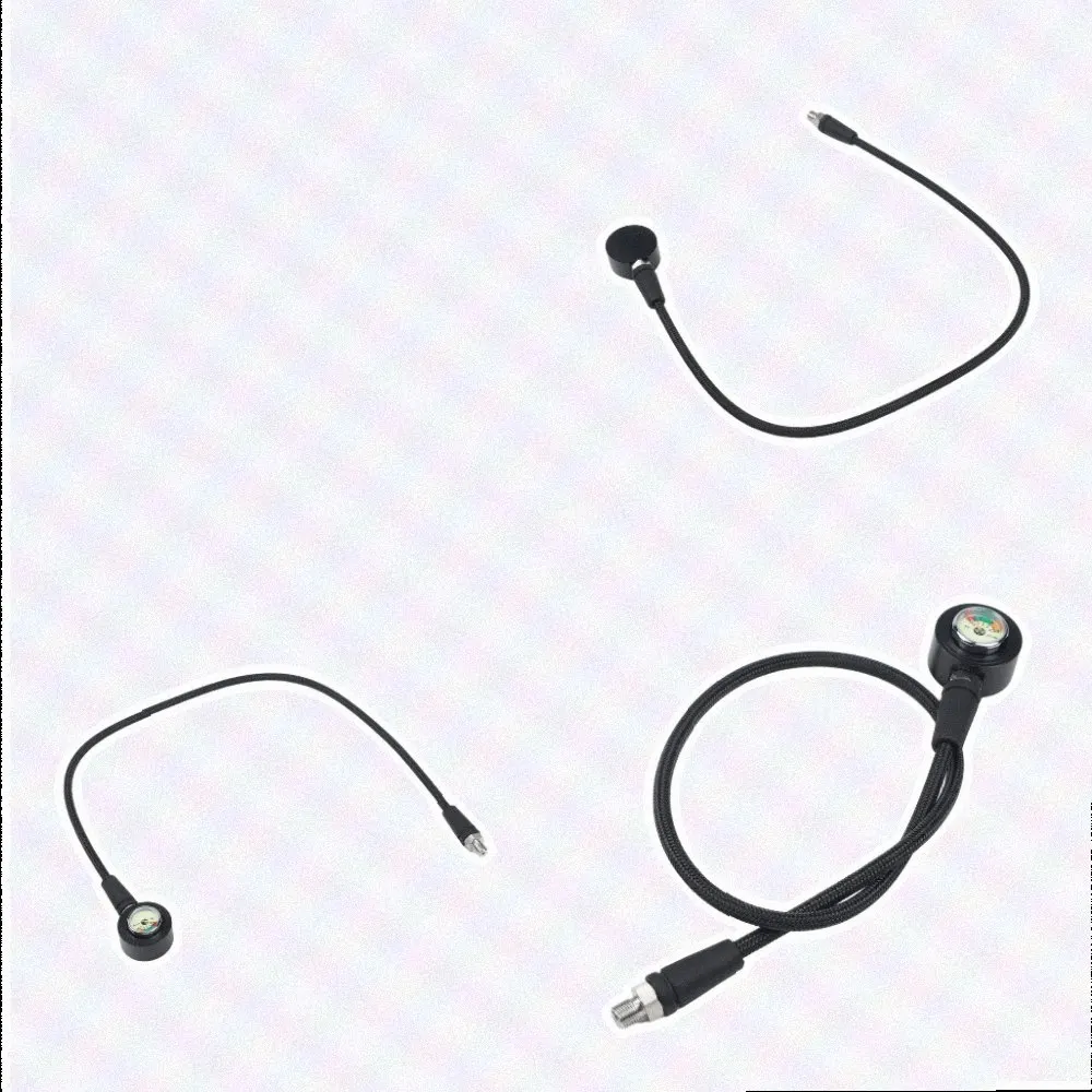 Scuba Diving Tank Pressure Gauge with Luminous For Dial for Precise Pressure Reading for m10*1 Thread Tester Metal Plastic