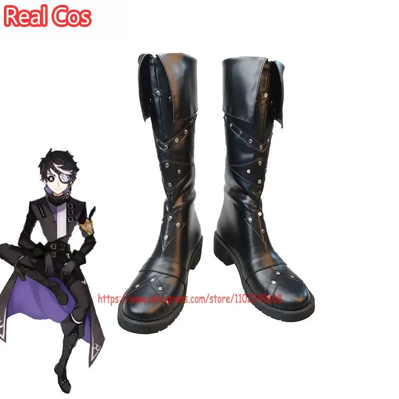 

RealCos Seer Eli Clark Cosplay Shoes Game Game Identity V 4th Anniversary Cosplay Prop Halloween Carnival Boots Custom Made