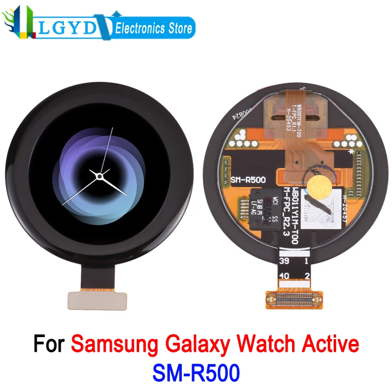 

Ремонт ЖК-экрана для Samsung Galaxy Watch Active SM-R500 Smartwatch дисплей и дигитайзер полная сборка Запасная часть