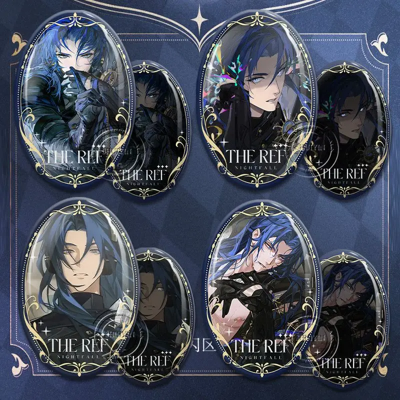 Badge Game Ellipse Reign of Nightfall Silent Whistle Black Whistle, Broche de cosplay, Pin's, Pendentif Itabag, Décoration